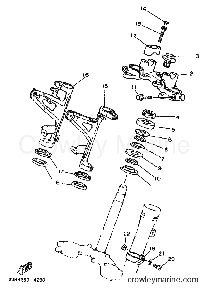 1994 Scooter DT50LC - DT50LC (3UN4) [999] - STEERING