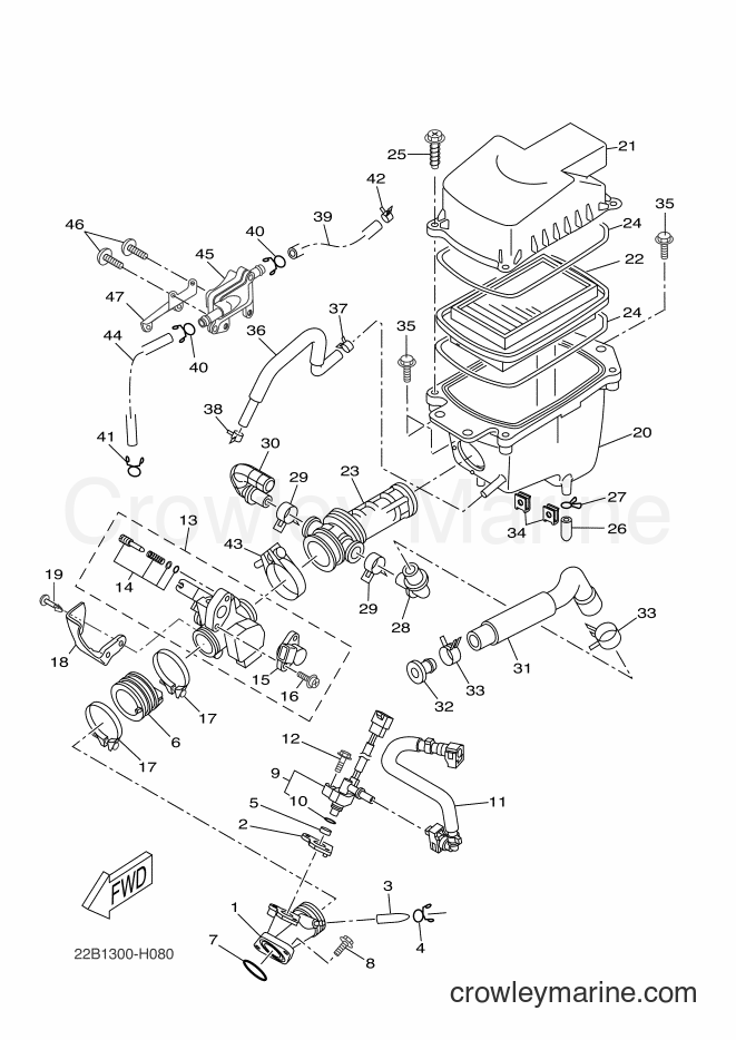 2014 Dirt Bike WR125R - WR125R (22BB) [030] - INTAKE