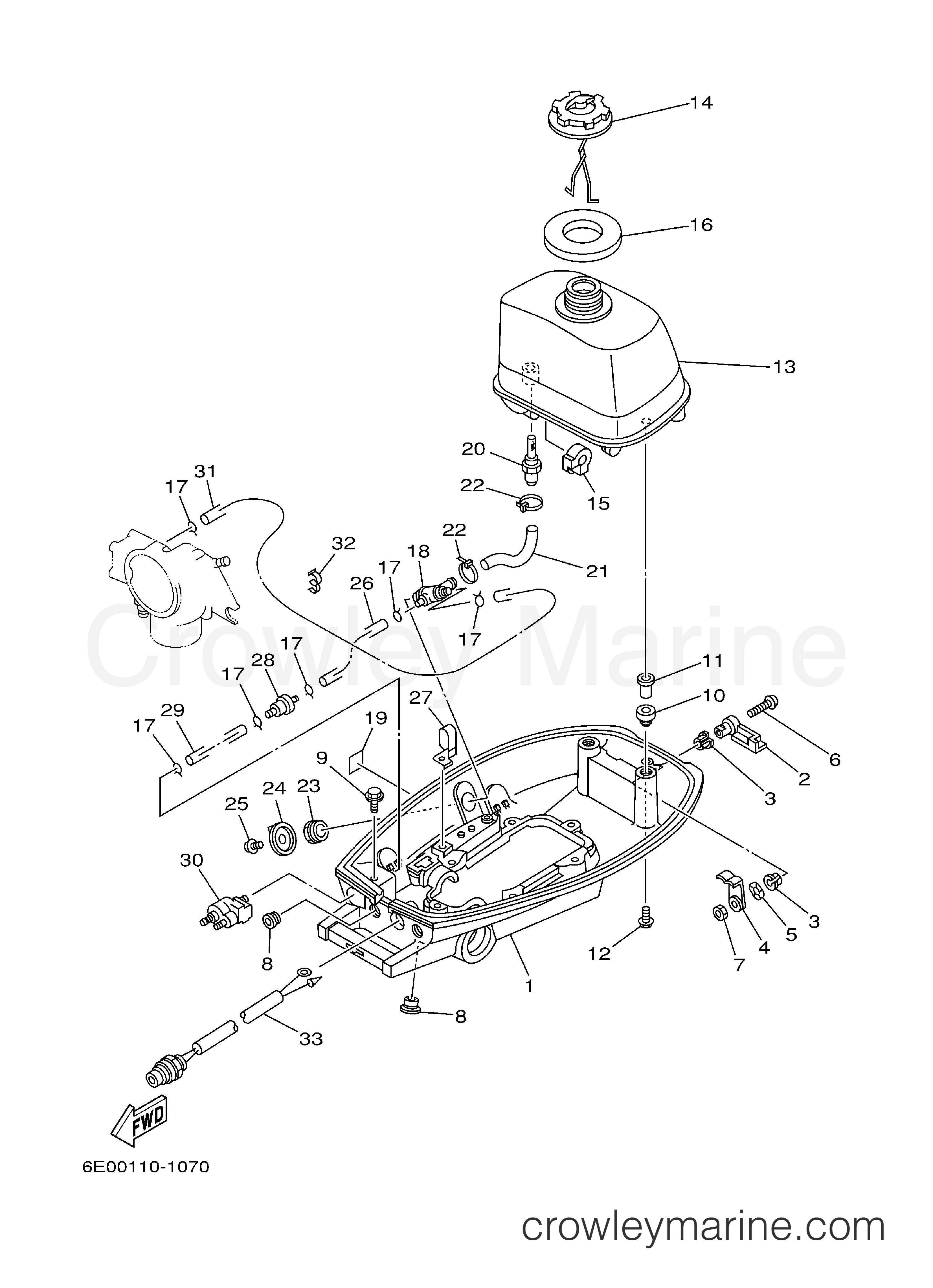 Yamaha Motors 5MLHY - BOTTOM COWLING