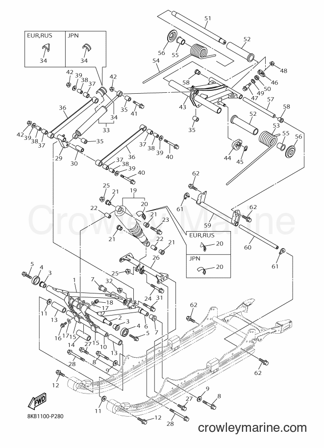 2015 Snowmobile VK10D - VK10D (8KB1) [020] - TRACK SUSPENSION 2