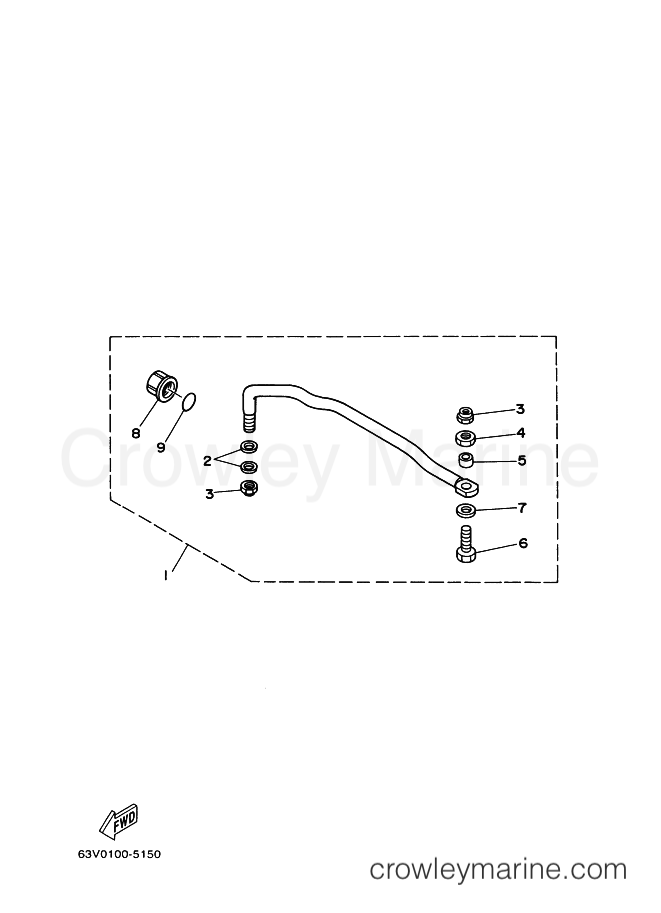 Yamaha Motors 9.9F (63V) [99A] - STEERING GUIDE