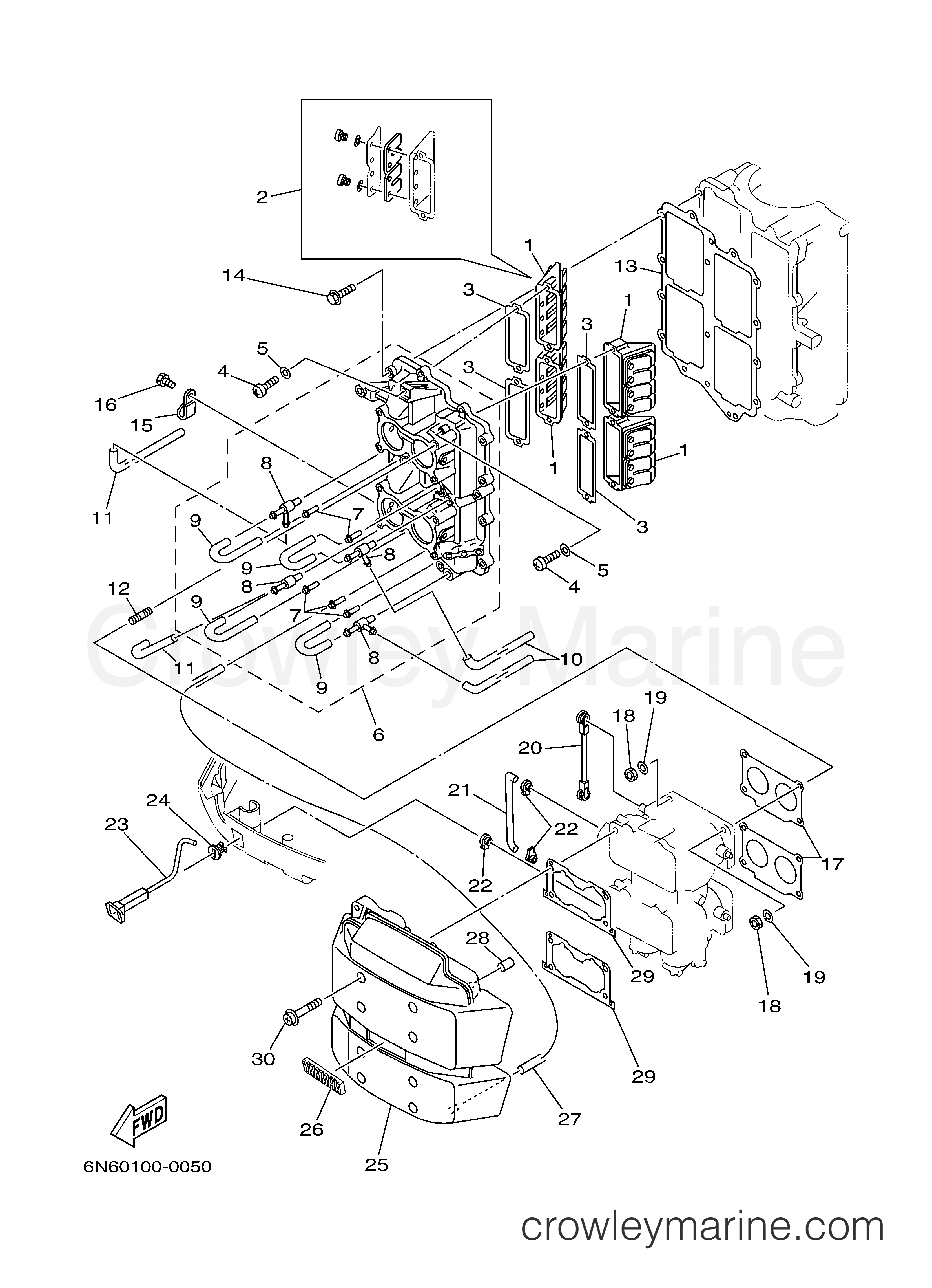 Yamaha Motors C115TLRY - INTAKE