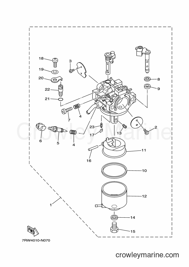 2015 Snowblower YT1070 - YT1070 (7RW4) [010] - CARBURETOR