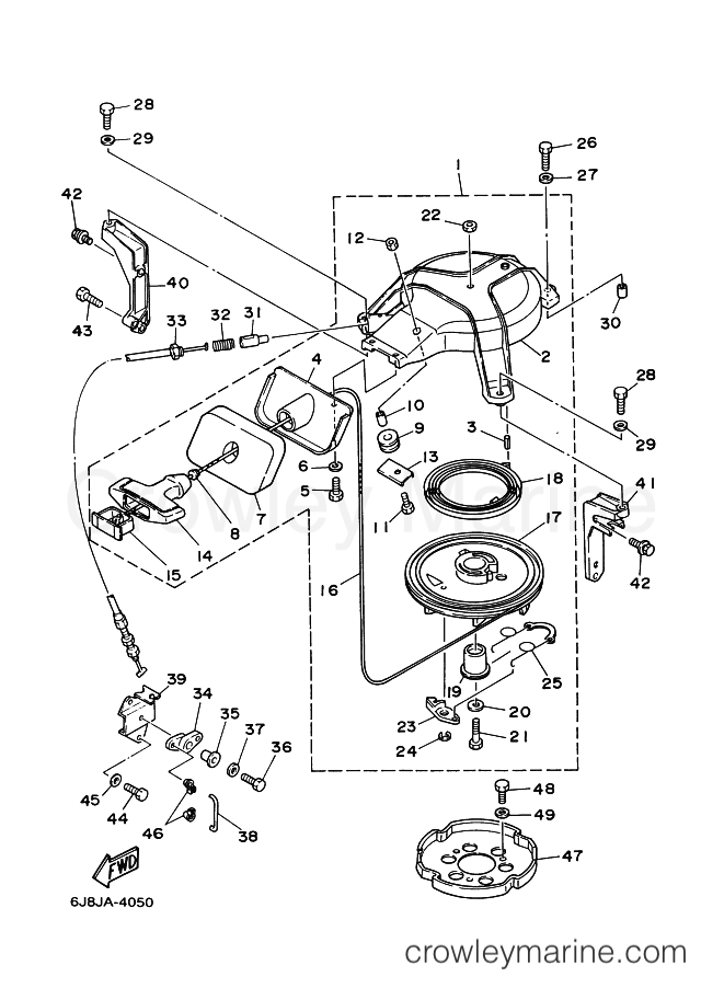 Yamaha Motors 25J (6K9) [99A] - STARTER