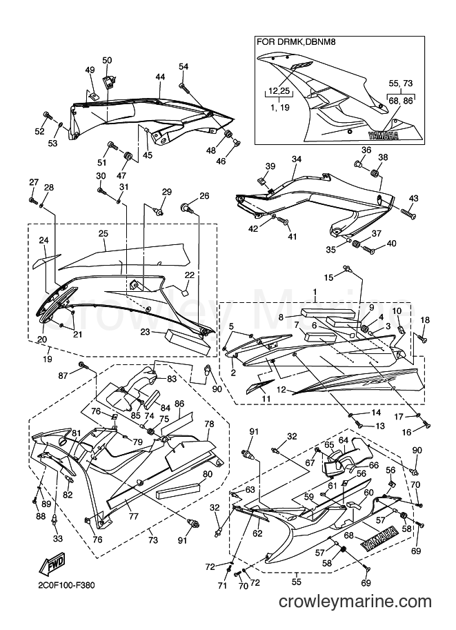 Yamaha Motors YZF-R6 (2C0G) [010] - COWLING 2