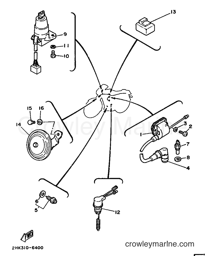 Yamaha Motors RD125LC (2HK) [999] - ELECTRICAL 2