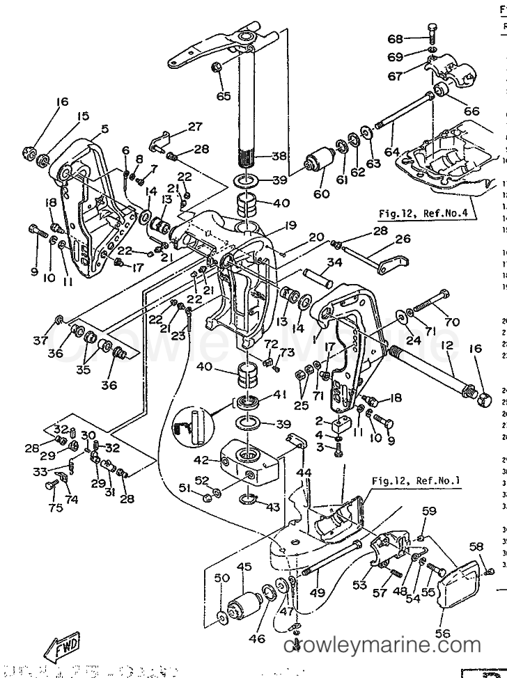 Yamaha Motors 200AET0 (6G6) [999] - BRACKET