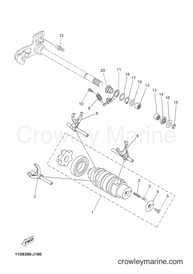 2013 Dirt Bike XT660ZA - XT660ZA (2BE2) [030] - SHIFT CAM & FORK