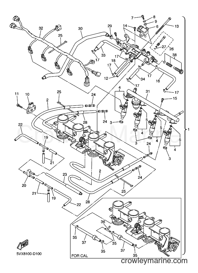 2006 Street Bike FZ6-S - FZ6-S (5VXK) [010] - INTAKE 2
