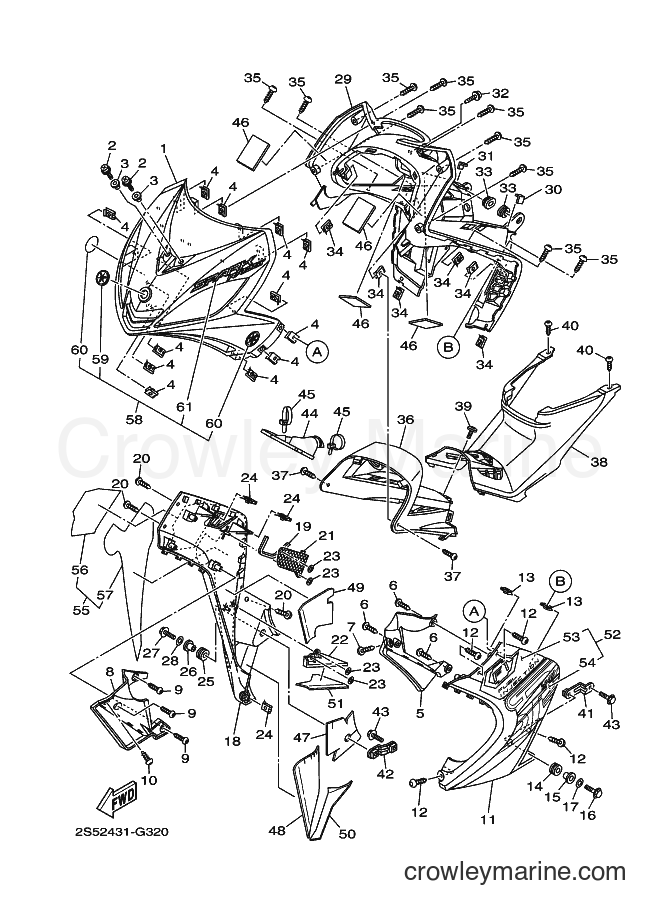 2008 Scooter T135FI - T135FI (2S52) [010] - LEG SHIELD