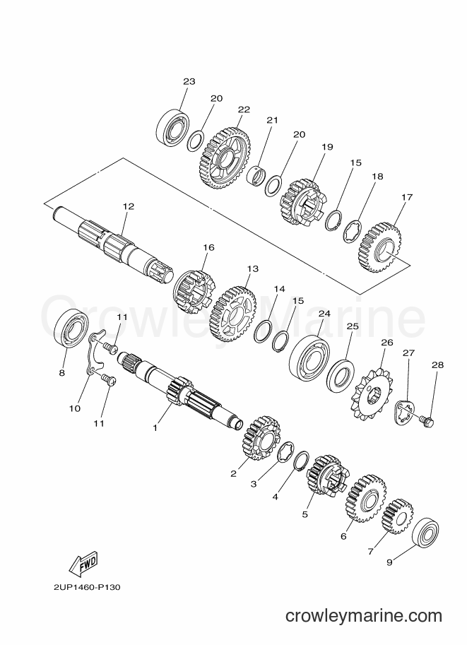 2016 Street Bike FZN150 - FZN150 (2UP2) [010] - TRANSMISSION