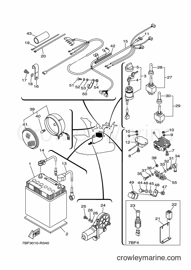 Yamaha Motors YT1390EXR (7BF4) [010] - ELECTRICAL 1