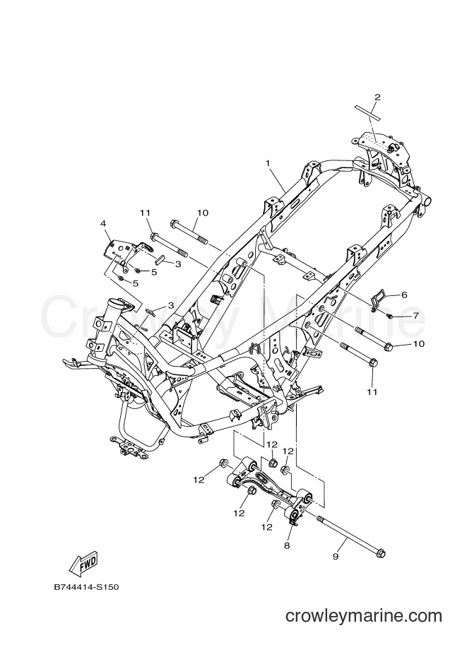 2018 Street Bike CZD250-A - CZD250-A (BG62) [010] - FRAME
