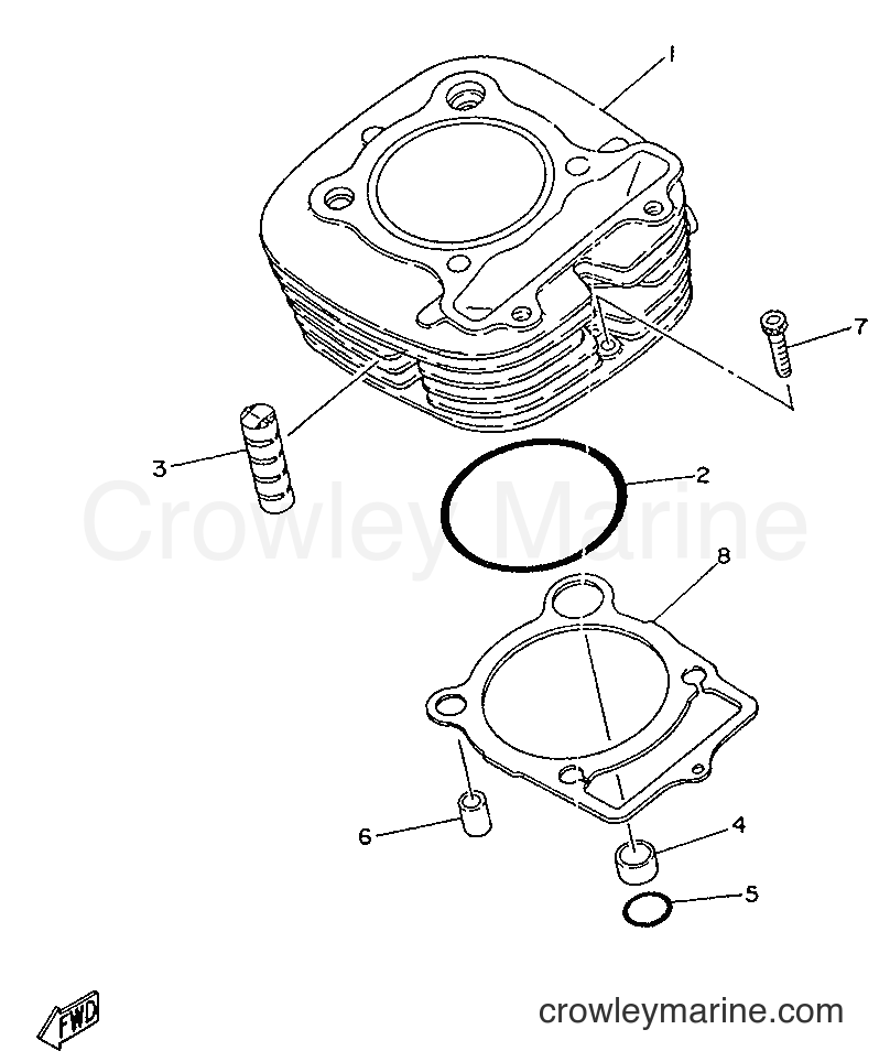 Yamaha Motors SR250SP (3TH5) [999] - CYLINDER