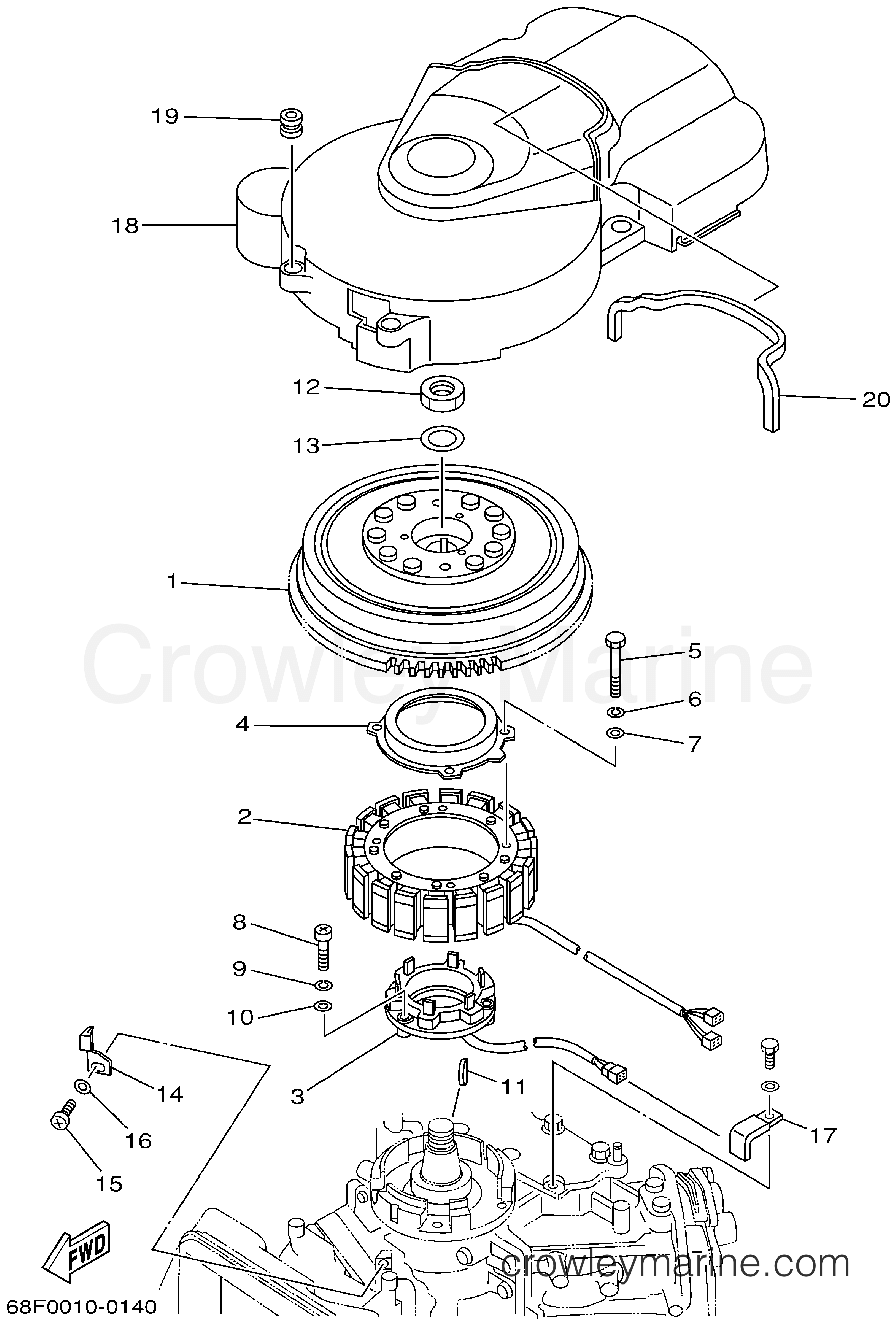 Yamaha Motors VZ200TLRZ - GENERATOR