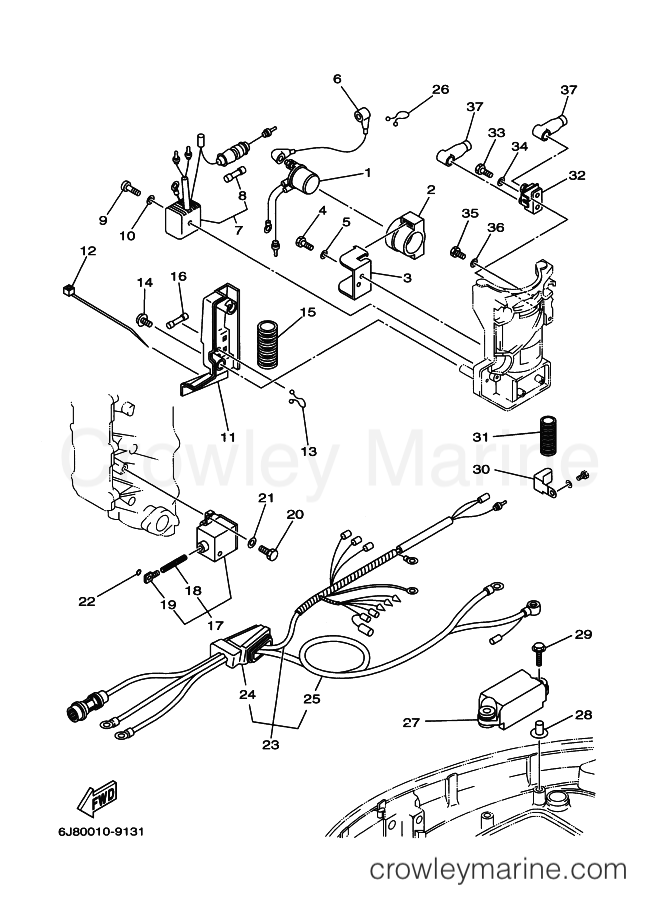 Yamaha Motors 30DMHOL (6CT6) [110] - ELECTRICAL 3