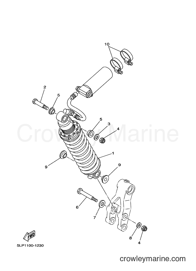 2001 ATV YFM660R - YFM660R (5LP2) [010] - REAR SUSPENSION