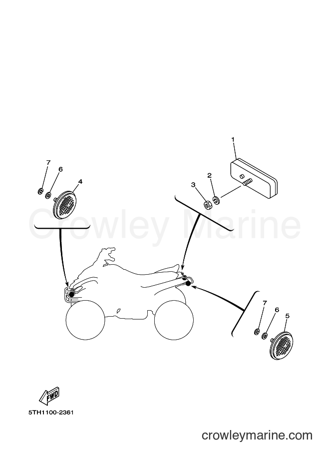 Yamaha Motors YFM80W (5THM) [010] - ELECTRICAL 2