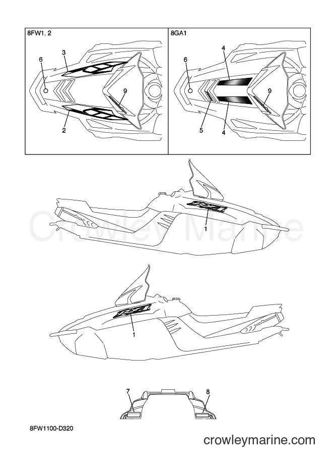 2005 Snowmobile RX10M - RX10M (8FW2) [010] - EMBLEM