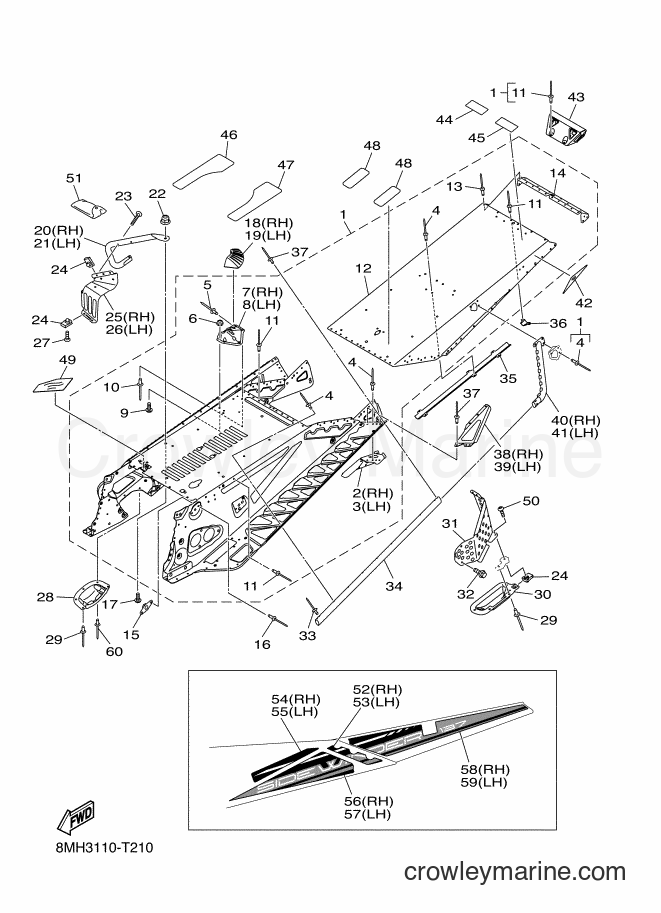 2018 Snowmobile SRS10SD37 - SRS10SD37 (8MH3) [010] - FRAME 2