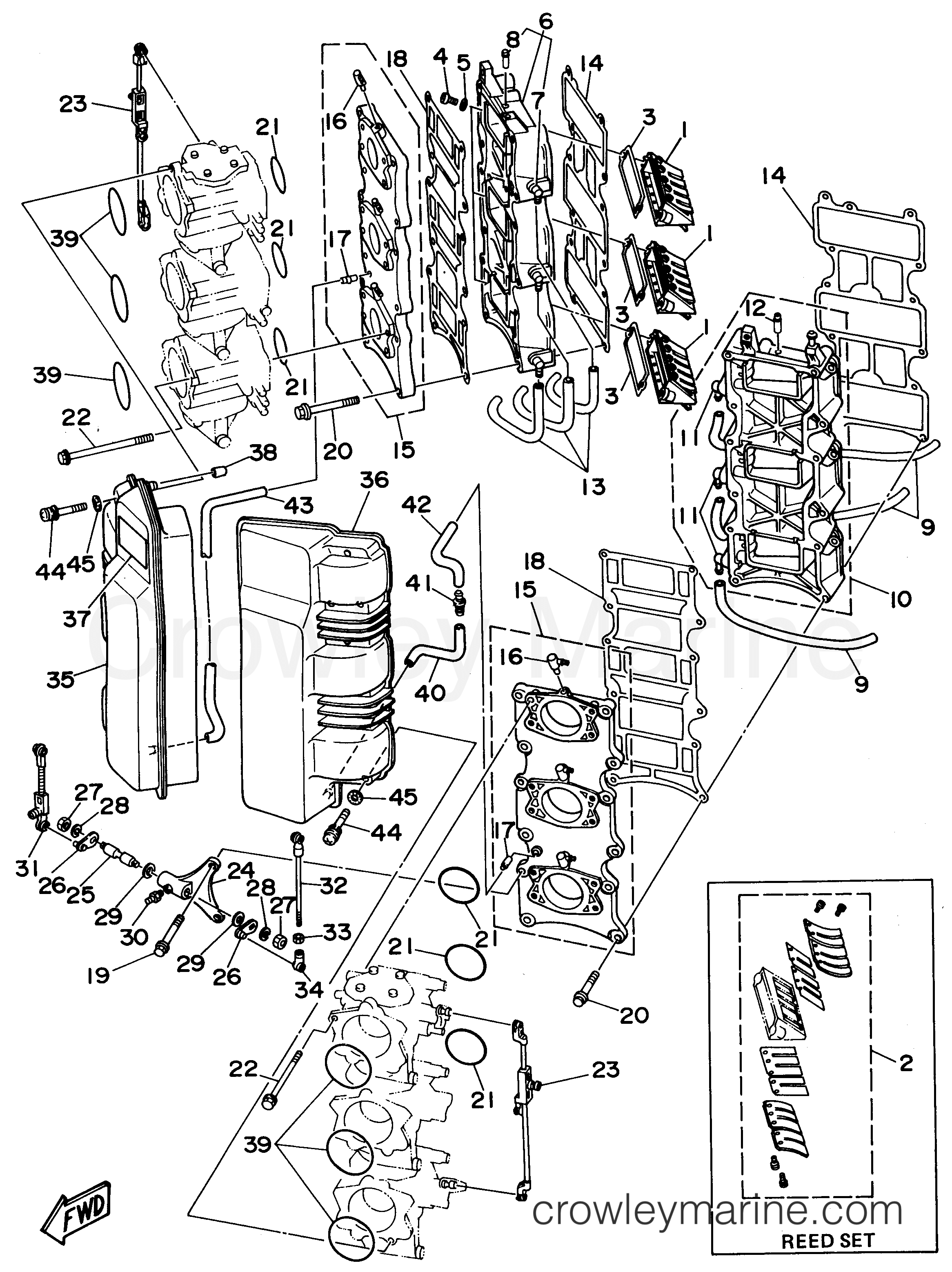 Yamaha Motors L250TURS - INTAKE