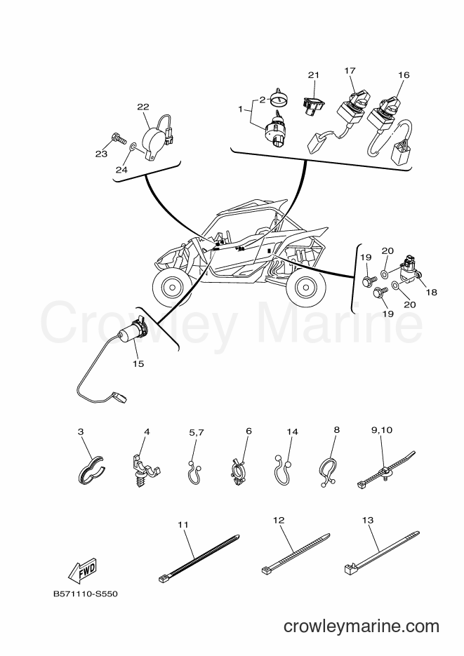 Yamaha Motors YXZ1000ETS (B577) [010] - ELECTRICAL 3