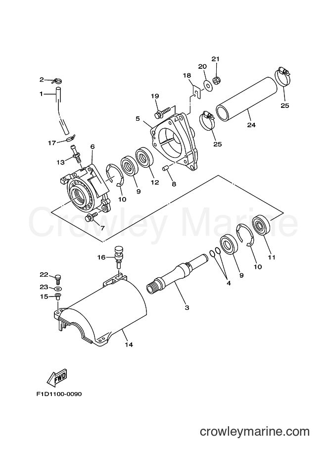 Yamaha Motors JET FOR SV1200 (68X1) [020] - JET UNIT 2