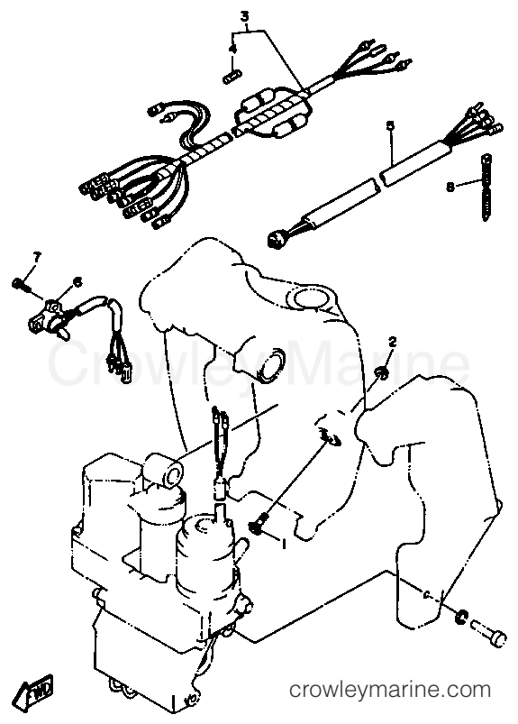 Yamaha Motors P200TLRP - BRACKET 2