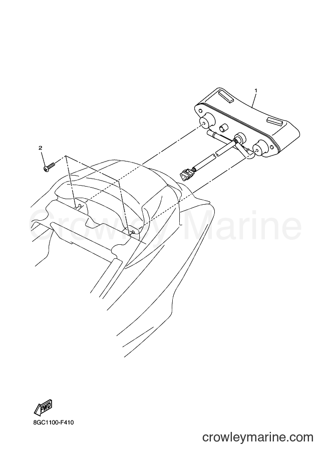 Yamaha Motors RT50 (8GC2) [010] - TAILLIGHT