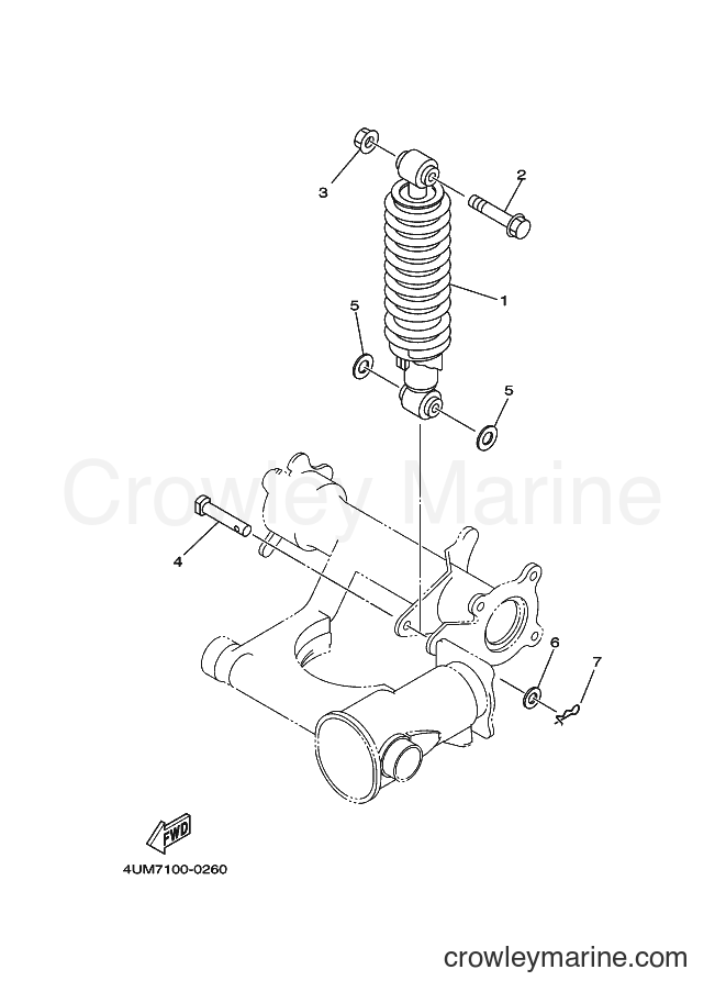 2004 ATV YFM400FW - YFM400FW (4SHY) [010] - REAR SUSPENSION