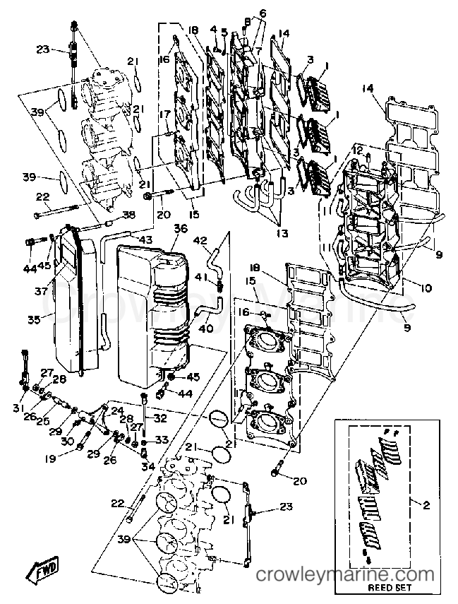 Yamaha Motors L250TXRQ - INTAKE