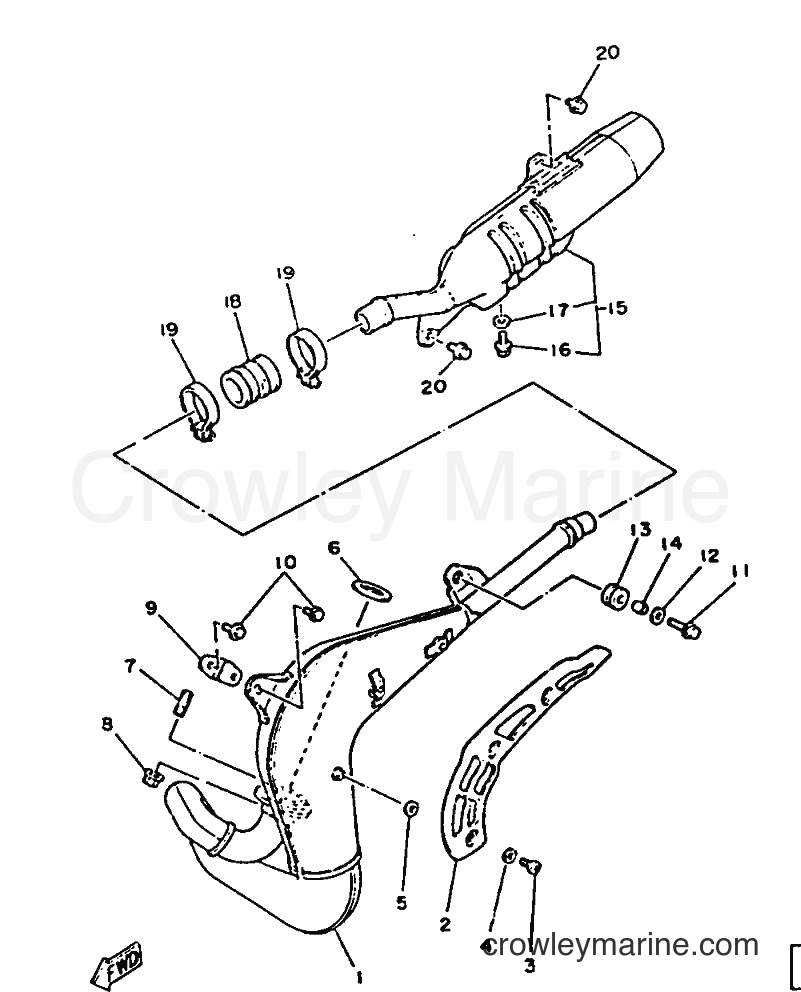 1987 Dirt Bike DT125LC - DT125LC (2AJ) [999] - ESCAPE