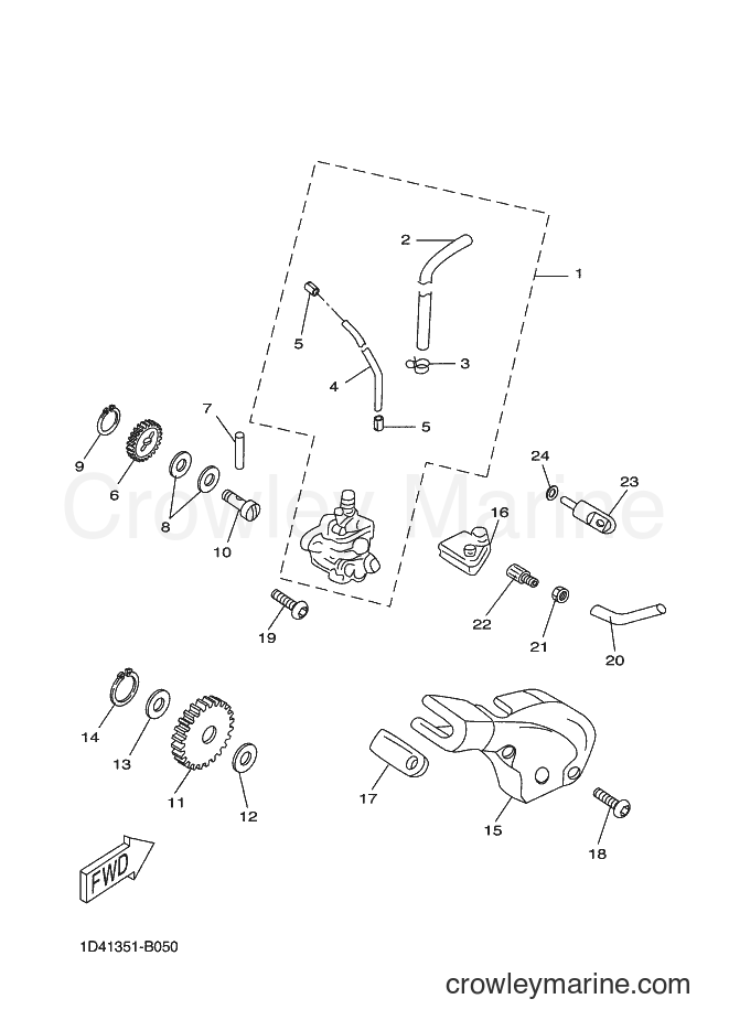 2006 Scooter DT50RSM - DT50RSM (2C3E) [010] - OIL PUMP