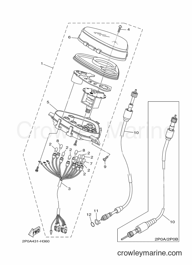 Yamaha Motors T110SE (2P0B) [010] - METER