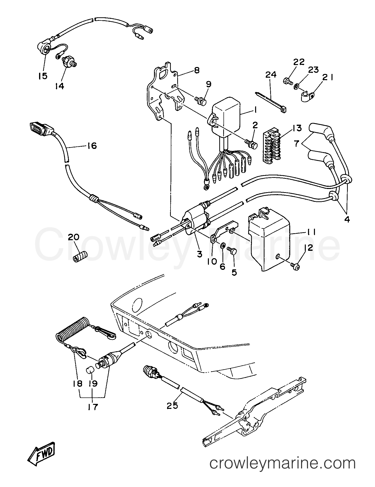 Yamaha Motors F9.9MSHV - ELECTRICAL 1