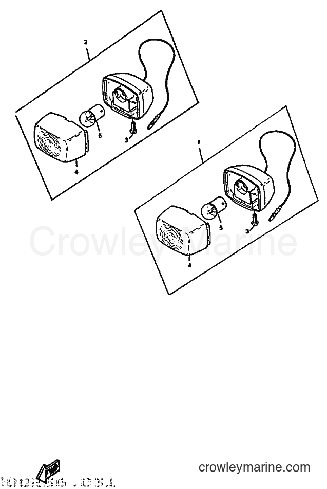 1994 Scooter CW50 - CW50 (3WV5) [999] - FLASHER LIGHT