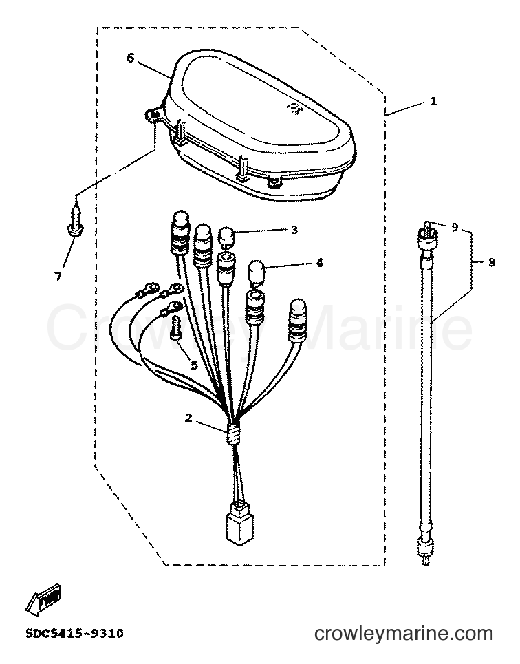 Yamaha Motors XC125A (5MJ5) [010] - METER