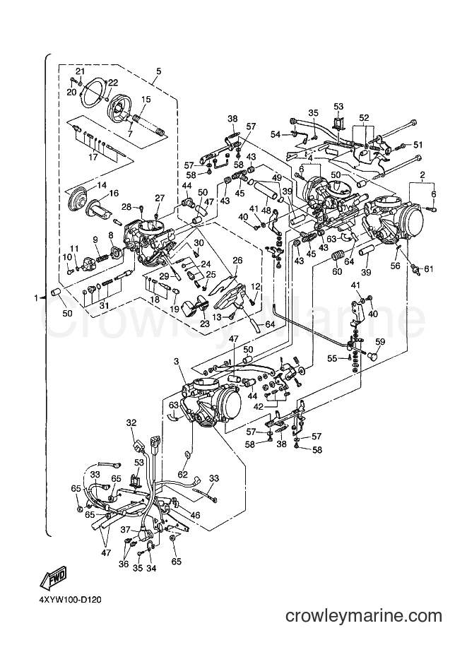 2007 Cruiser XVZ13TF - XVZ13TF (2C9C) [010] - CARBURETOR 2