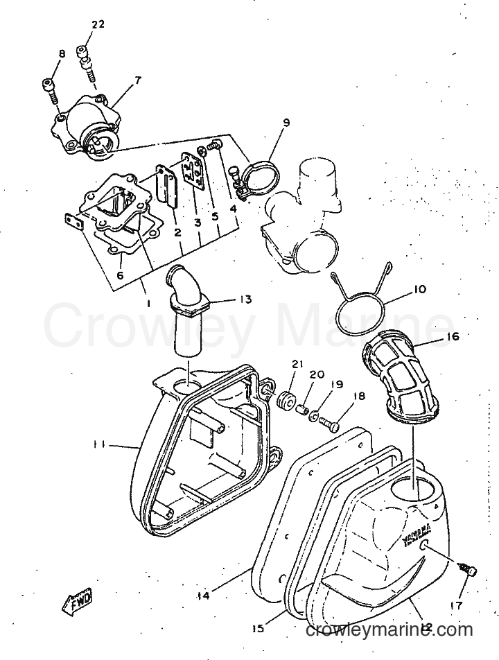 Yamaha Motors YN50 (5BV1) [999] - INTAKE