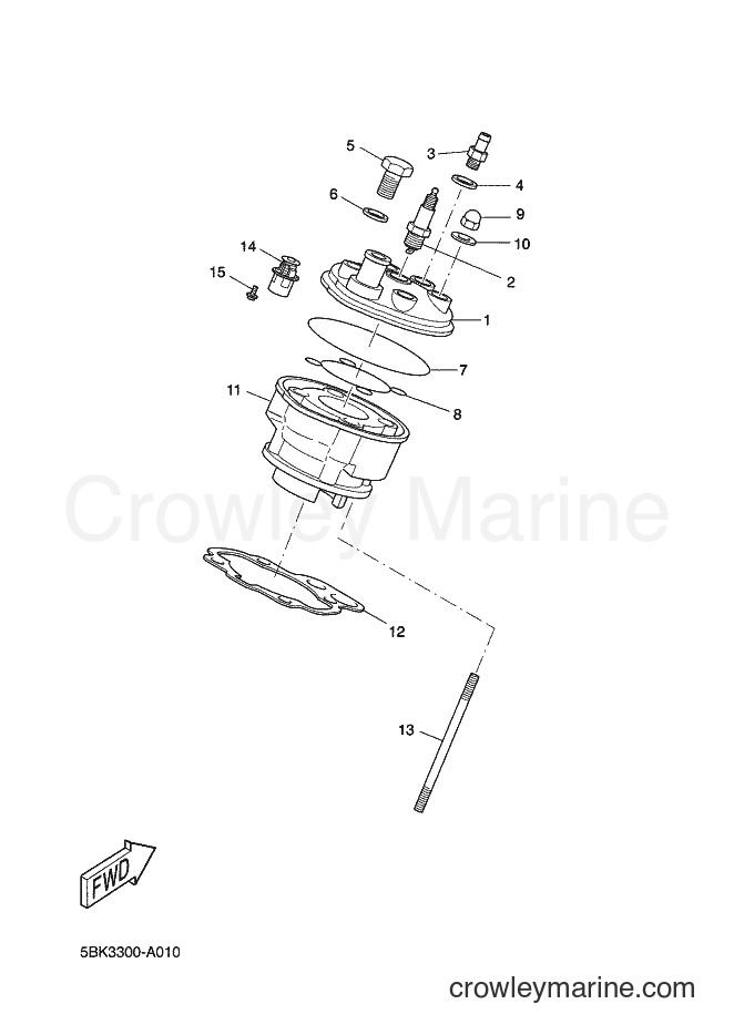 2002 Scooter DT50R - DT50R (5BK3) [020] - CYLINDER