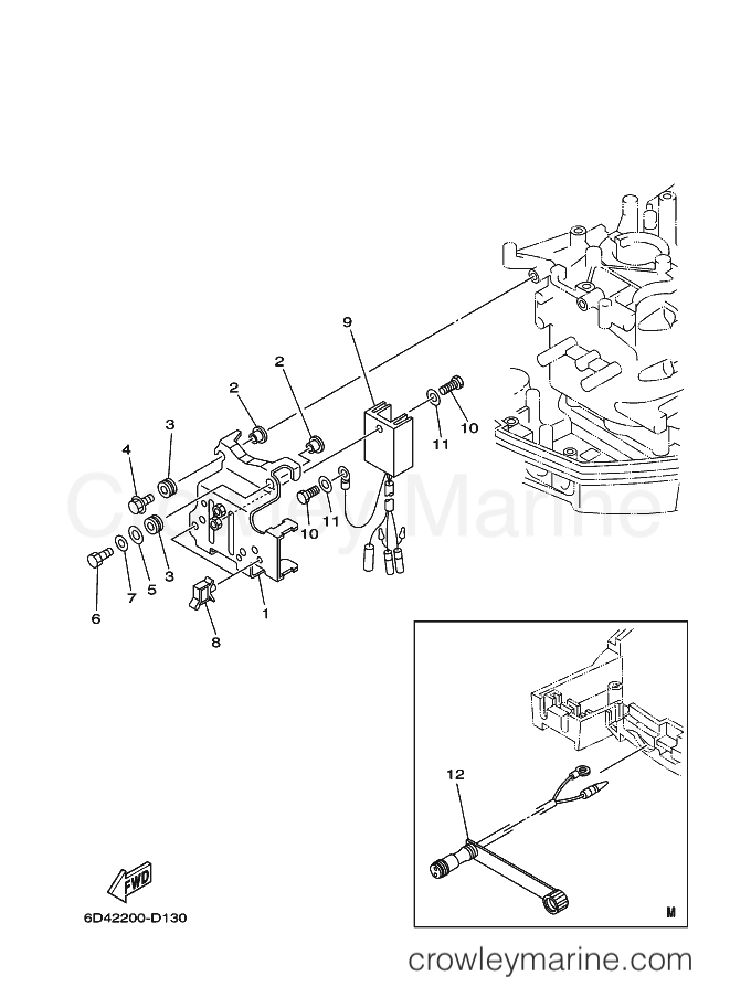 Yamaha Motors F15BMHS (6D44) [020] - ELECTRICAL 2