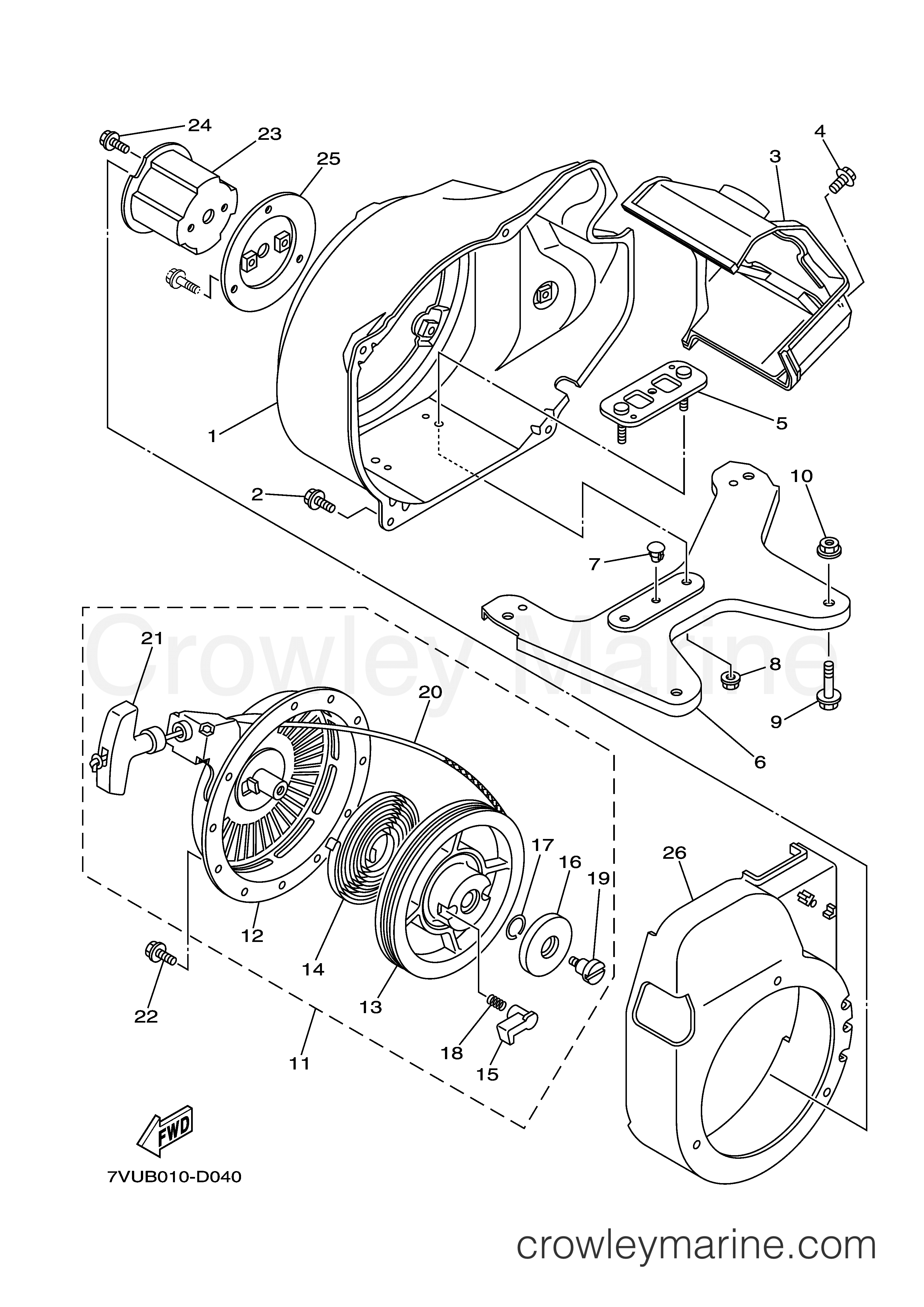 Yamaha Motors EF2800IM  (EF2800I) - AIR SHROUD STARTER