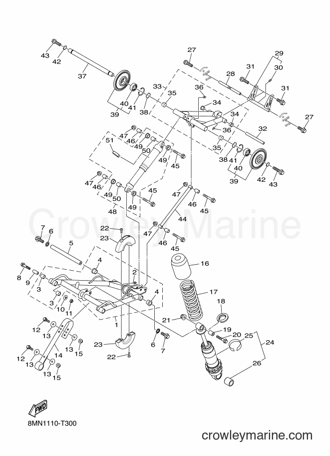 2018 Snowmobile SRS10M62 - SRS10M62 (8MP1) [010] - TRACK SUSPENSION 2