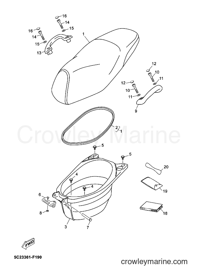 2008 Scooter YN50 - YN50 (5C23) [010] - SEAT