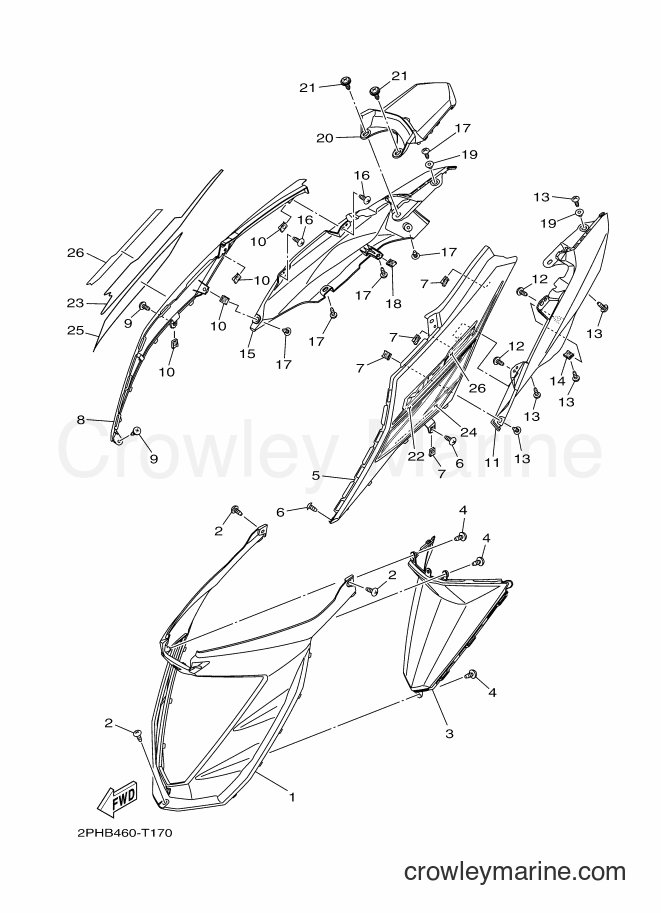 2018 Scooter LNS125 - LNS125 (2PHD) [010] - SIDE COVER 2