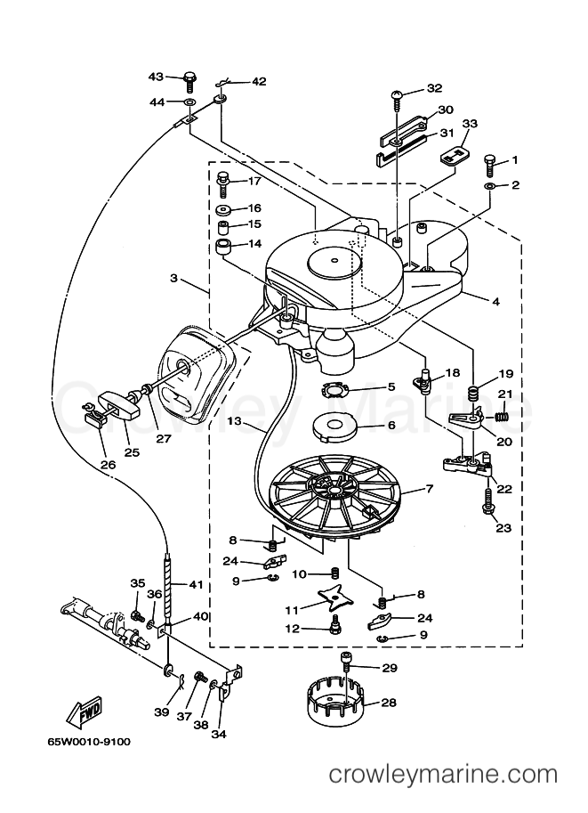Yamaha Motors F25A (65W) [110] - STARTER