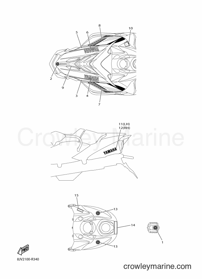 Yamaha Motors RS10SUV (8JV2) [010] - EMBLEM