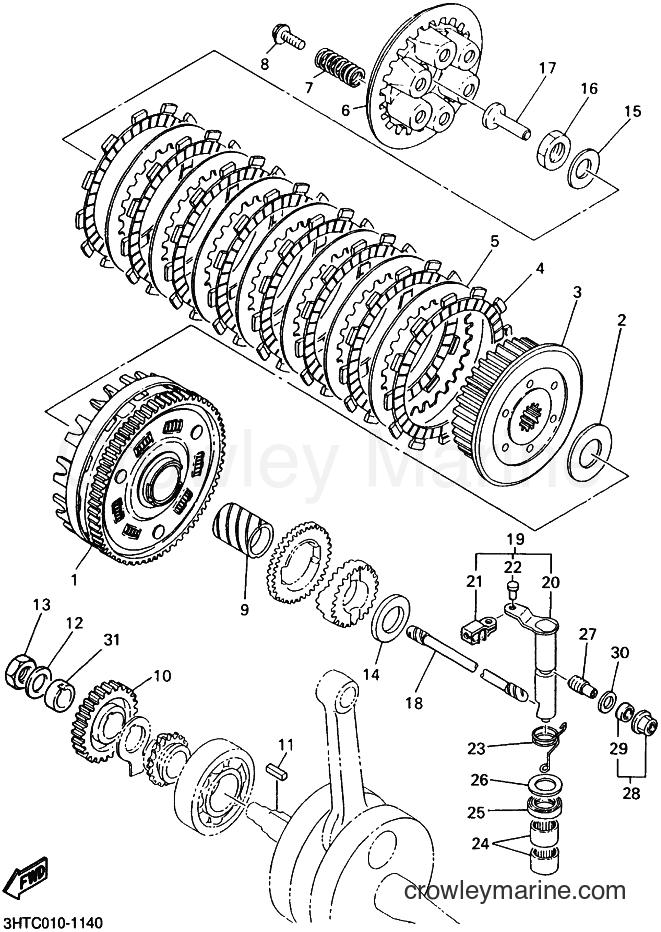 2016 Street Bike SR400 - SR400 (2RDB) [010] - CLUTCH
