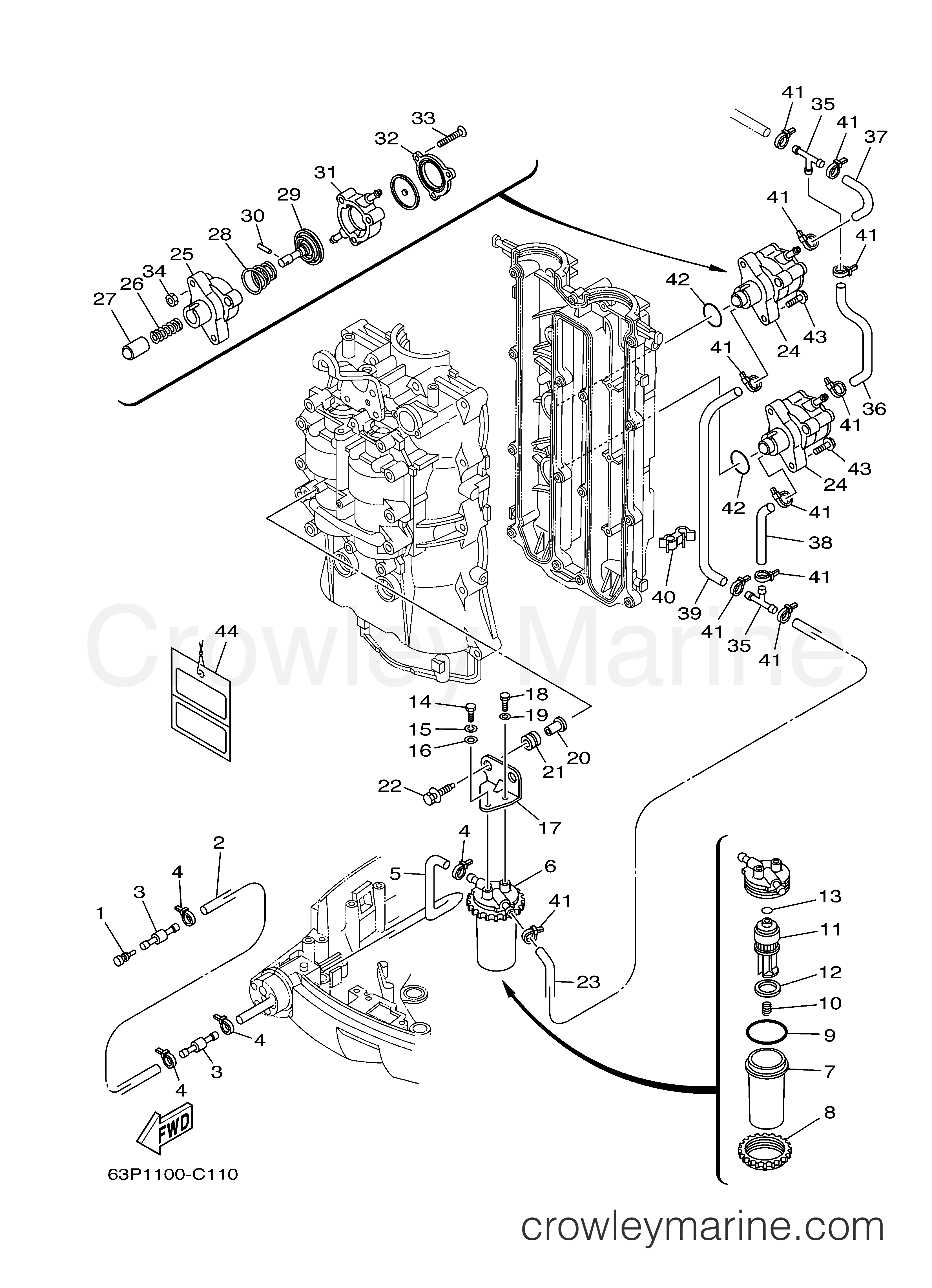 Yamaha Motors F150TXRD - FUEL 1