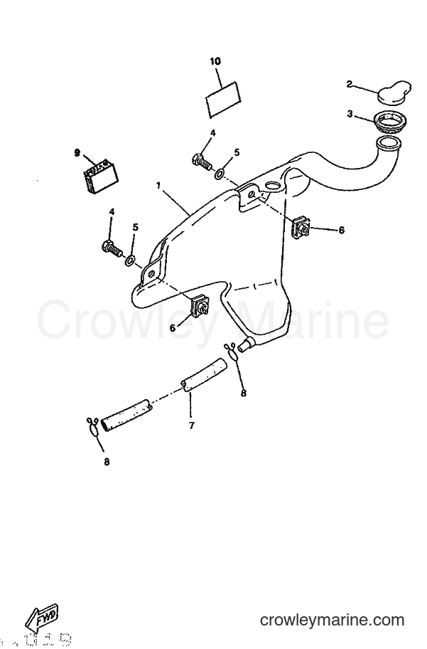 1996 Scooter CW50RSP - CW50RSP (4WL1) [999] - DEP鉄ITO DE ACEITE